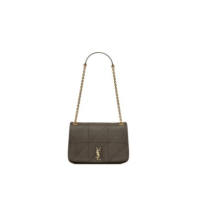 YSL JAMIE SMALL LEATHER SHOULDER BAG 763475AAB323212 (25*10*16cm)